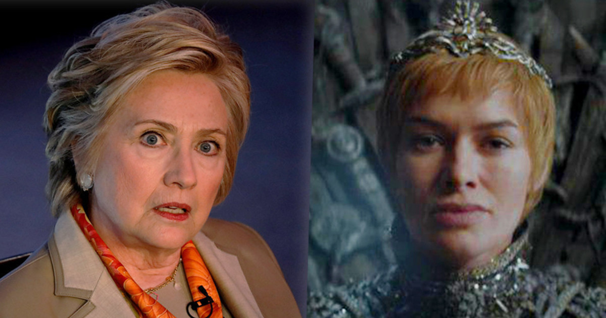 Clinton se crede Cersei Lannister din Urzeala tronurilor