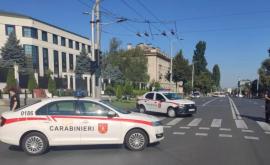 Un carabinier sa electrocutat lîngă Ambasada Rusiei la Chișinău