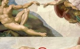 De ce degetele lui Dumnezeu și ale lui Adam nu se ating în vestita frescă a lui Michelangelo