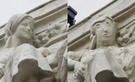 Restaurare eșuată în Spania Statuia unei femei zâmbitoare a ajuns să semene cu un cartof