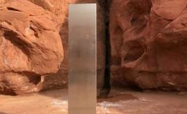 Monolitul metalic descoperit în deșertul din Utah a dispărut la fel de misterios cum a apărut