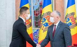 Igor Dodon a avut o întrevedere cu ministrul de Externe al Ungariei aflat în vizită la Chișinău 