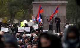 La Erevan are loc o acțiune de protest organizată de Pașinian VIDEO