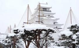 O cantitate imensă de zăpadă a căzut în nordul Japoniei 