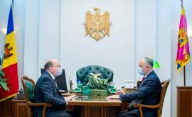 Президент Игорь Додон принял посла России