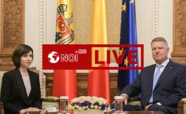 Ceremonia primirii oficiale a Președintelui României de către Maia Sandu LIVE