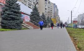 Bulevardul Moscova sa ales cu trotuare noi