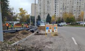 Se apropie de sfîrșit lucrările de instalare a apeductului de pe strada Ion Creangă din capitală