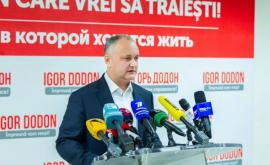 Reacția lui Igor Dodon la decizia CC privind autodizolvarea Parlamentului