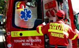 Intervenție SMURD în Chișinău pentru o pacientă din Tîrgu Mureș