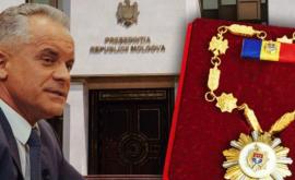 Plahotniuc deține în continuare distincția Ordinul Republicii Reacția Președinției