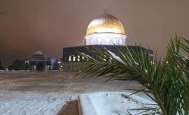 În Ierusalim a nins pentru prima dată după 7 ani VIDEO