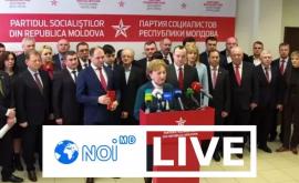Прессконференция организованная Партией социалистов Республики Молдова LIVE