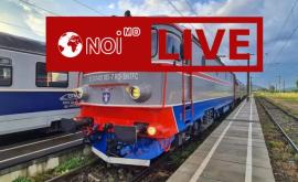 Акция протеста сотрудников Молдавской железной дороги