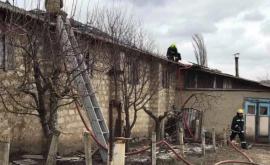 Incendiu în raionul Ștefan Vodă Un depozit distrus de flăcări