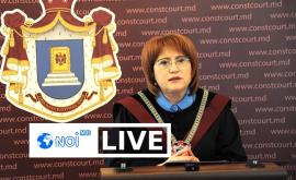 Briefing de presă susținut de Președintele Curții Constituționale LIVE