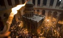 Creștinii în aşteptarea miracolului care se întâmplă la Ierusalim LIVE