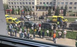 În Kazan întrun atac armat la o școală au murit șapte persoane