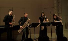 Концерт квартета саксофонистов Aureum организован при поддержке посольства Австрии в Республике Молдова