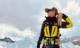 Olga Țapordei este prima femeie din R Moldova care a escaladat Everestul