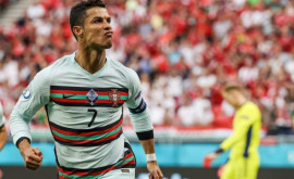 Încă un record din partea lui Ronaldo la EURO 2020