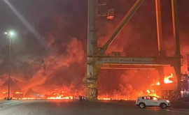 O explozie uriașă sa produs în Dubai