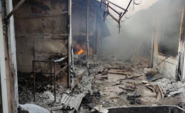 Un incendiu a izbucnit în orașul Rezina