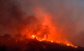 На греческом острове Самос бушует масштабный пожар эвакуировали людей