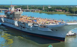 India șia prezentat primul portavion construit de propria industrie militară