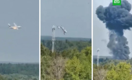 Lîngă Moscova sa prăbușit un avion militar rusesc Ил112В există victime VIDEO
