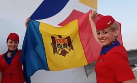Republica Moldova felicitată întrun mod original de o compania avia