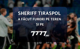 Pariorii moldoveni au profitat din plin de victoria echipei Sheriff Tiraspol 