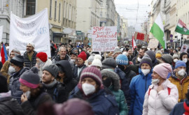 Австрийцы массово протестуют против обязательной вакцинации от коронавируса