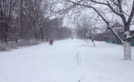 Первый снег на юге Молдовы ВИДЕО