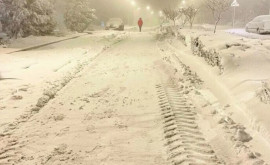 Fenomen rar în Israel Zăpada a acoperit străzile din Ierusalim şi Cisiordania