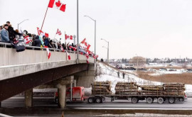Convoiul Libertății din Canada a dat oamenilor o speranță și poate ajunge în Cartea Recordurilor Guinness VIDEO
