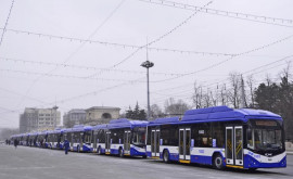 Alte 10 troleibuze noi vor circula de astăzi pe străzile Chișinăului