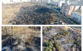 Moldova arde Imagini apocaliptice lăsate de incendiile de vegetație