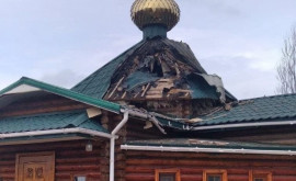 Biserică din regiunea Lugansk bombardată