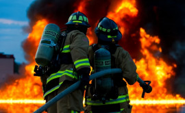Incendiu întro casă din raionul Orhei Un bărbat de 51 de ani salvat