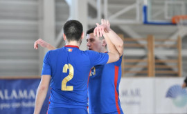 Naționala Moldovei de futsal în pregătiri pentru meciul cu Elveția