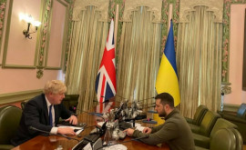 Premierul Marii Britanii Boris Johnson se află la Kiev
