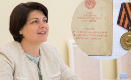 Bunicul Nataliei Gavrilița a primit medalia Pentru Victorie cu panglica Sf Gheorghe 