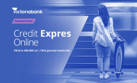 Кредит на 100 онлайн Кредит Express от Victoriabank