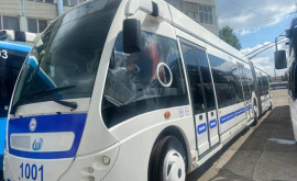 Современный 18метровый троллейбус сегодня выезжает на улицы столицы