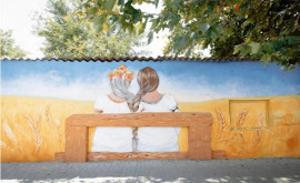 O pictură murală în sprijinul refugiaţilor din Ucraina inaugurată la Cahul