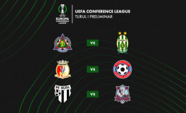 Trei echipe din Moldova vor lupta pentru un loc în turul doi preliminar al Europa Conference League