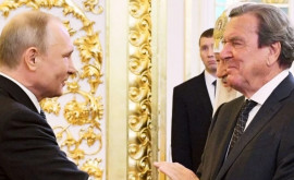 Un fost cancelar german sa întîlnit cu Putin la Moscova