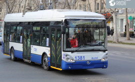 Două rute de troleibuz din Capitală își schimbă parțial itinerarul