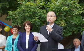 Primul clopoțel la Liceul Ion Creangă ambasadorul Japoniei a fost oaspetele de onoare al careului